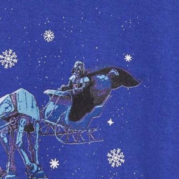 Torrid Star Wars Christmas Cozy Fleece Crew Neck Pullover Sweatshirt size 1X - Picture 3 of 8